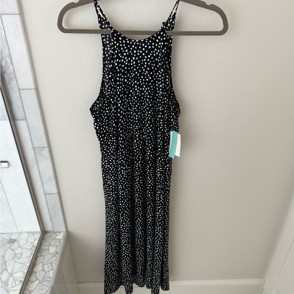Black and White Polka Dot Dress